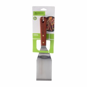 Espátula Parrillera Mango Tipo Madera FACUSA N1