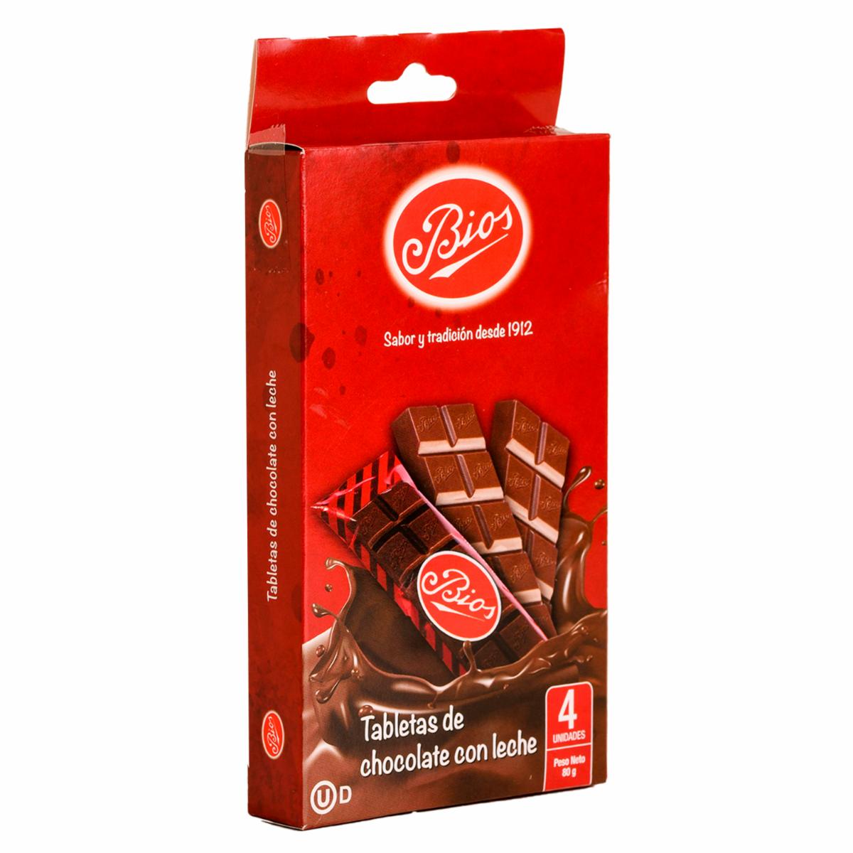 Chocolate Con Leche Tableta BIOS 80 G - Image 5