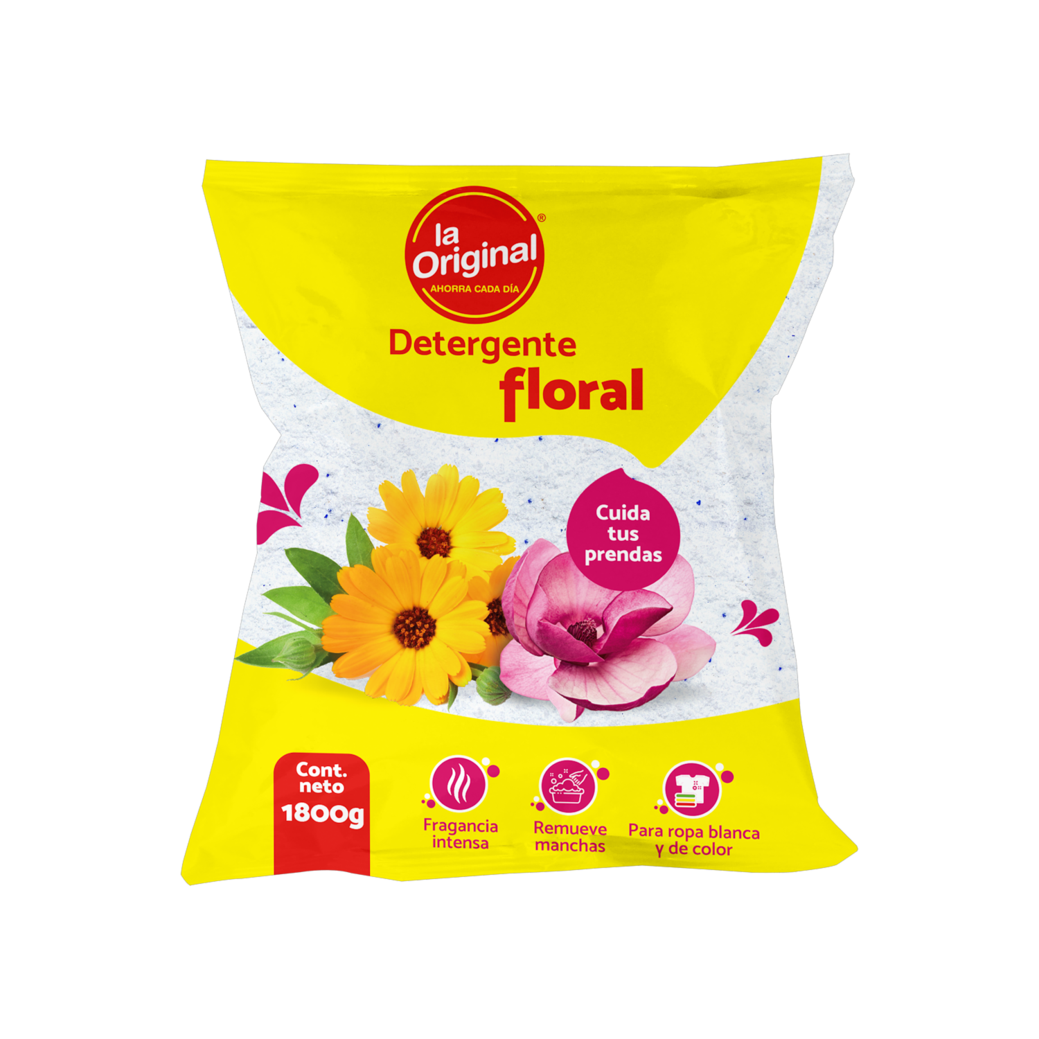 Detergente En Polvo Fragancia Floral LA ORIGINAL 1800 G