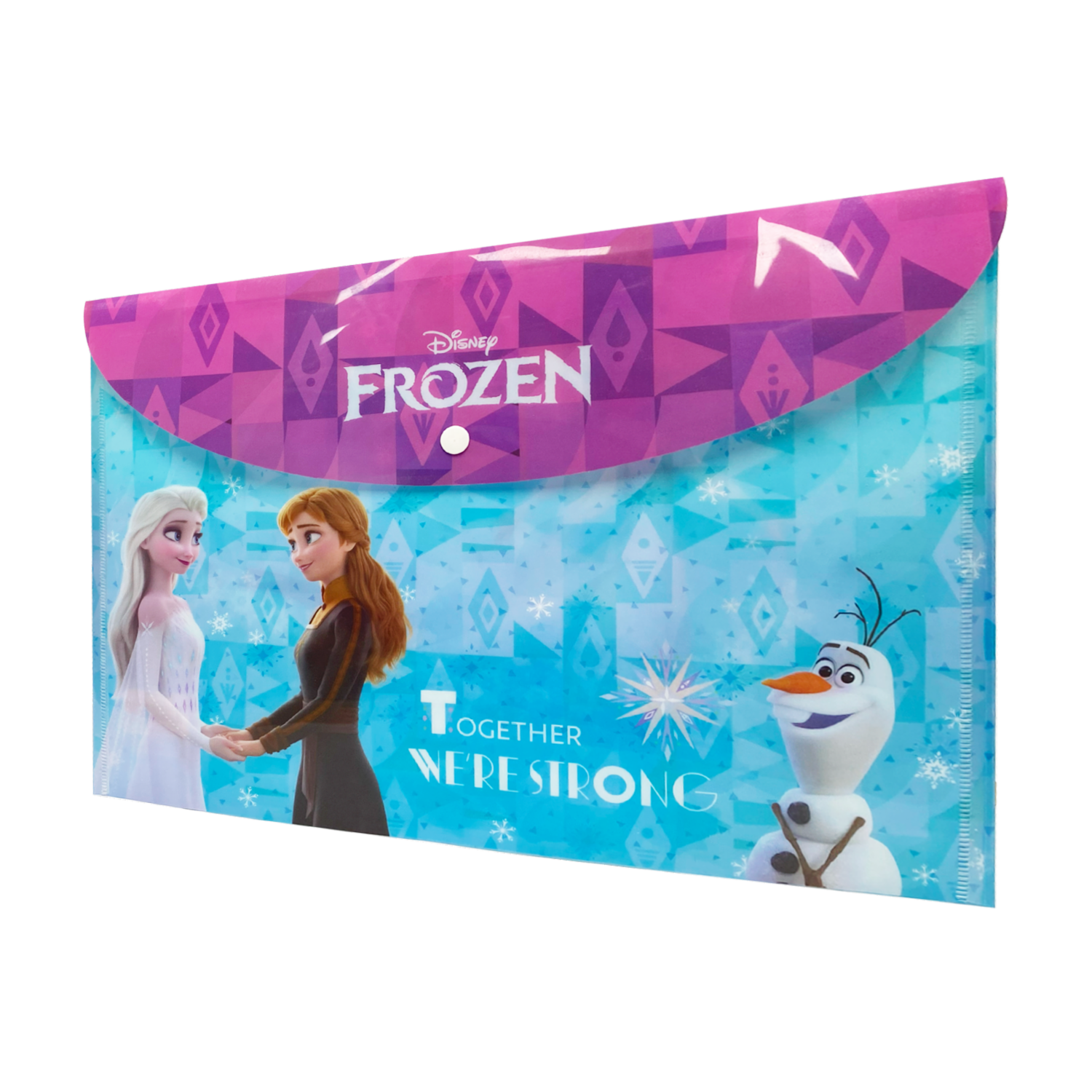 Sobre Porta Documento Diseño Frozen Con Broche REX PLASTICS A4 - Image 2