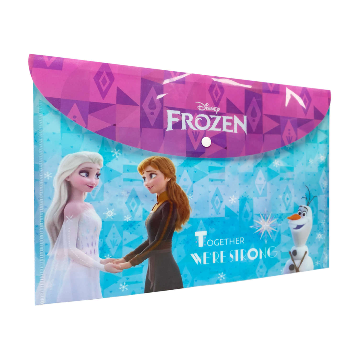 Sobre Porta Documento Diseño Frozen Con Broche REX PLASTICS A4 - Image 3