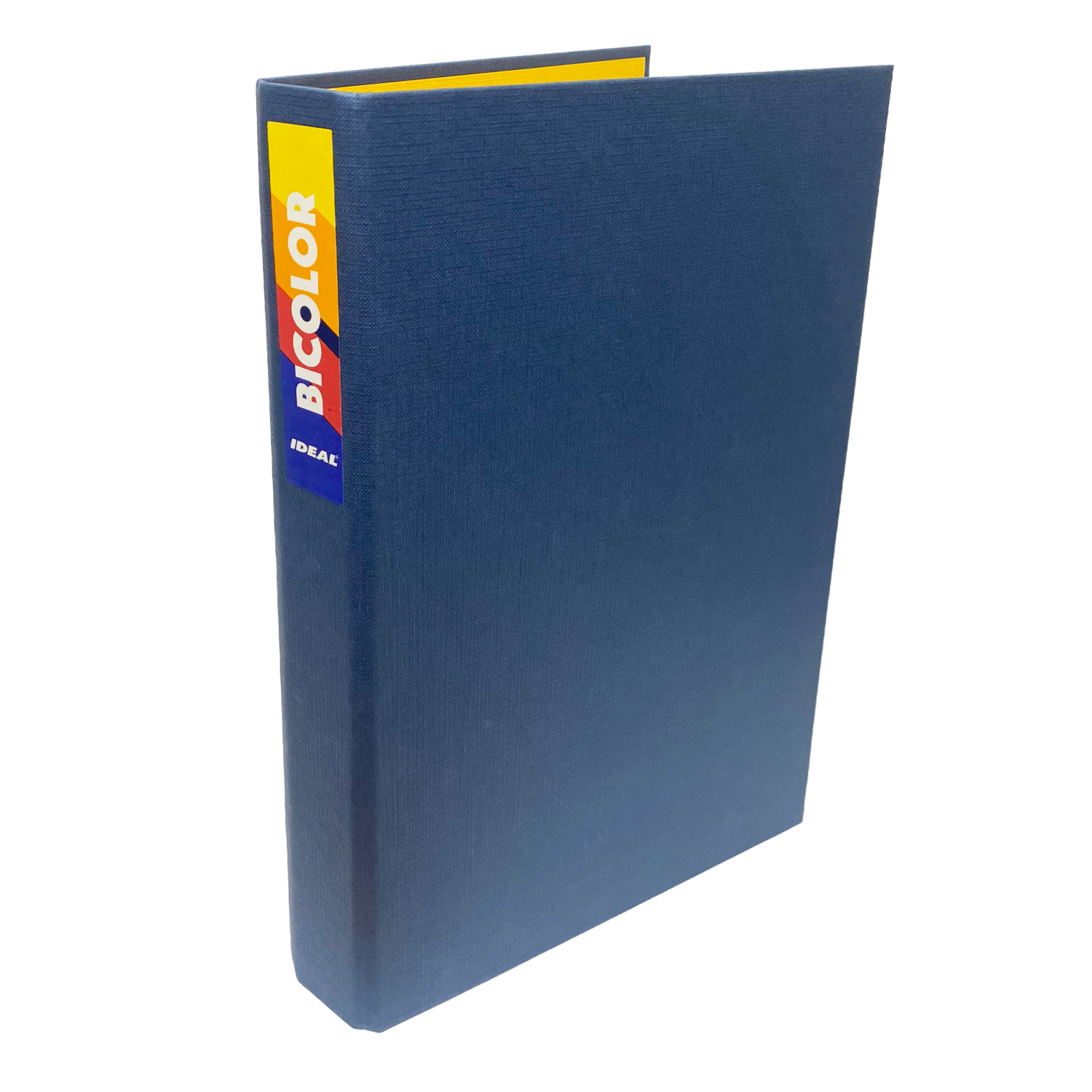 Carpeta 2 Argollas Bicolor Azul IDEAL A4 - Image 3