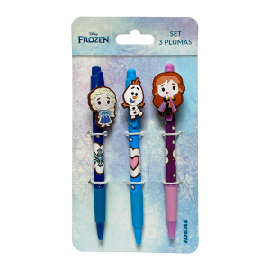 Set Bolígrafos Frozen IDEAL X3 Uds