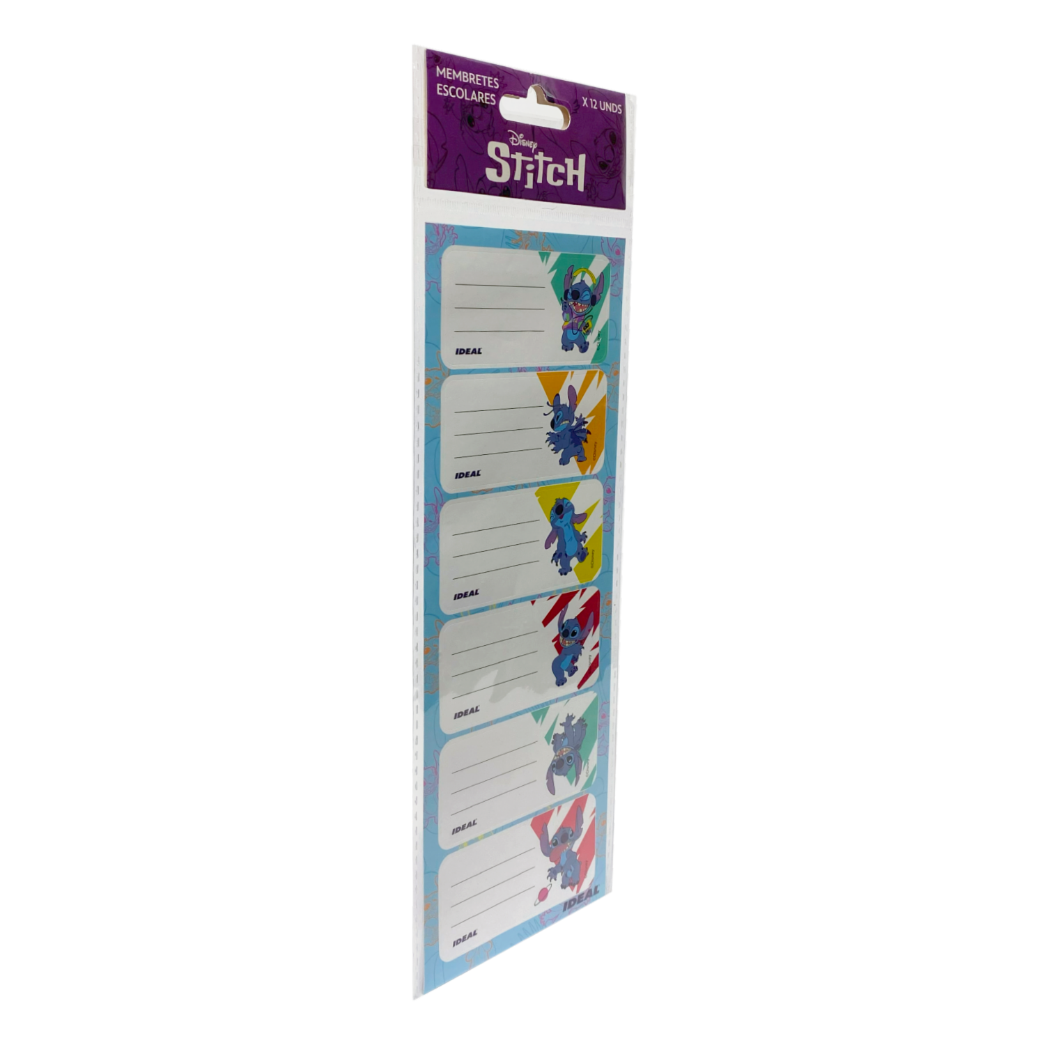Membretes Escolares Diseño Stitch REX PLASTICS X 12 Uds 9X29 - Image 3