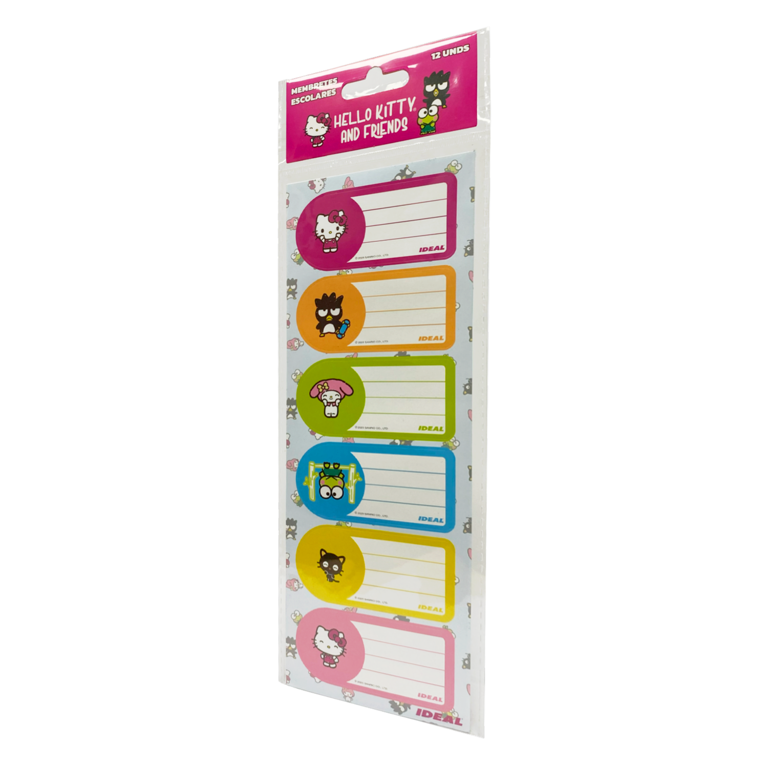 Membretes Escolares Diseño Hello Kitty & Friends REX PLASTICS X 12 Uds 9X29 - Image 2