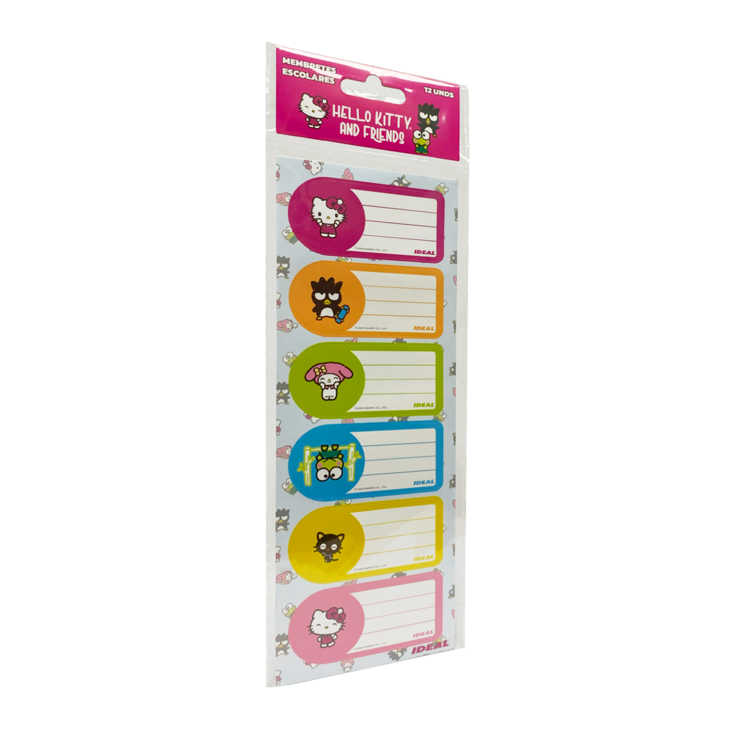 Membretes Escolares Diseño Hello Kitty & Friends REX PLASTICS X 12 Uds 9X29 - Image 3