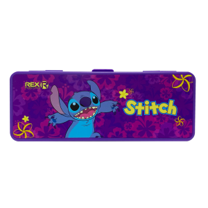 Cartuchera Plástica Doble Servicio Stitch REX PLASTICS 20.5x7.5