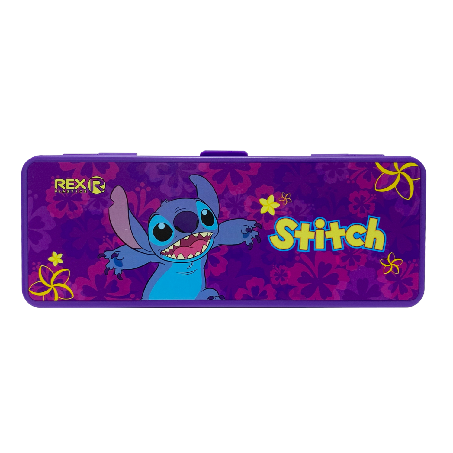 Cartuchera Plástica Doble Servicio Stitch REX PLASTICS 20.5x7.5