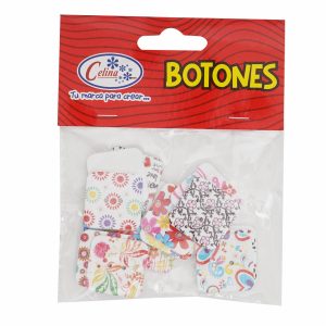 Botones De  Flores CELINA 1 Pieza