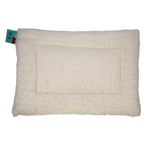 Cama Para Mascota Colchoneta Soft Esmeralda Blanco CASAMIGA 50Cm X 70Cm