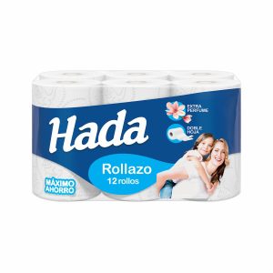Papel Higiénico Rollazo HADA 12 Rollos