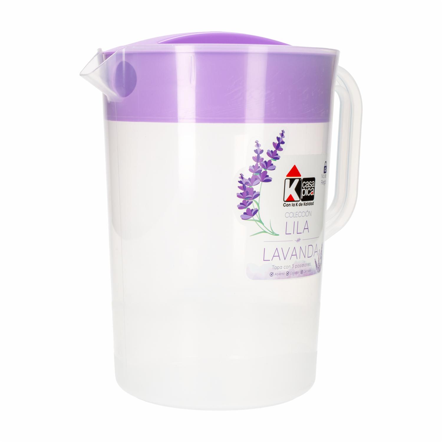 Jarra Plástica Línea Lavanda Color Lila CASA PICA Unidad - Image 2