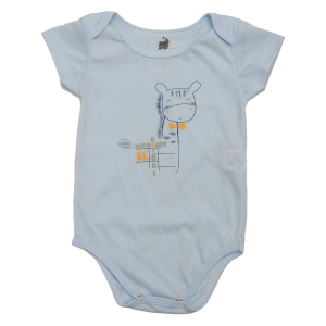 Body Manga Corta Cuello Redondo Pechera Estampada EDWINÝS JR.