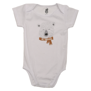 Body Manga Corta Cuello Redondo Pechera Estampada EDWINÝS JR.