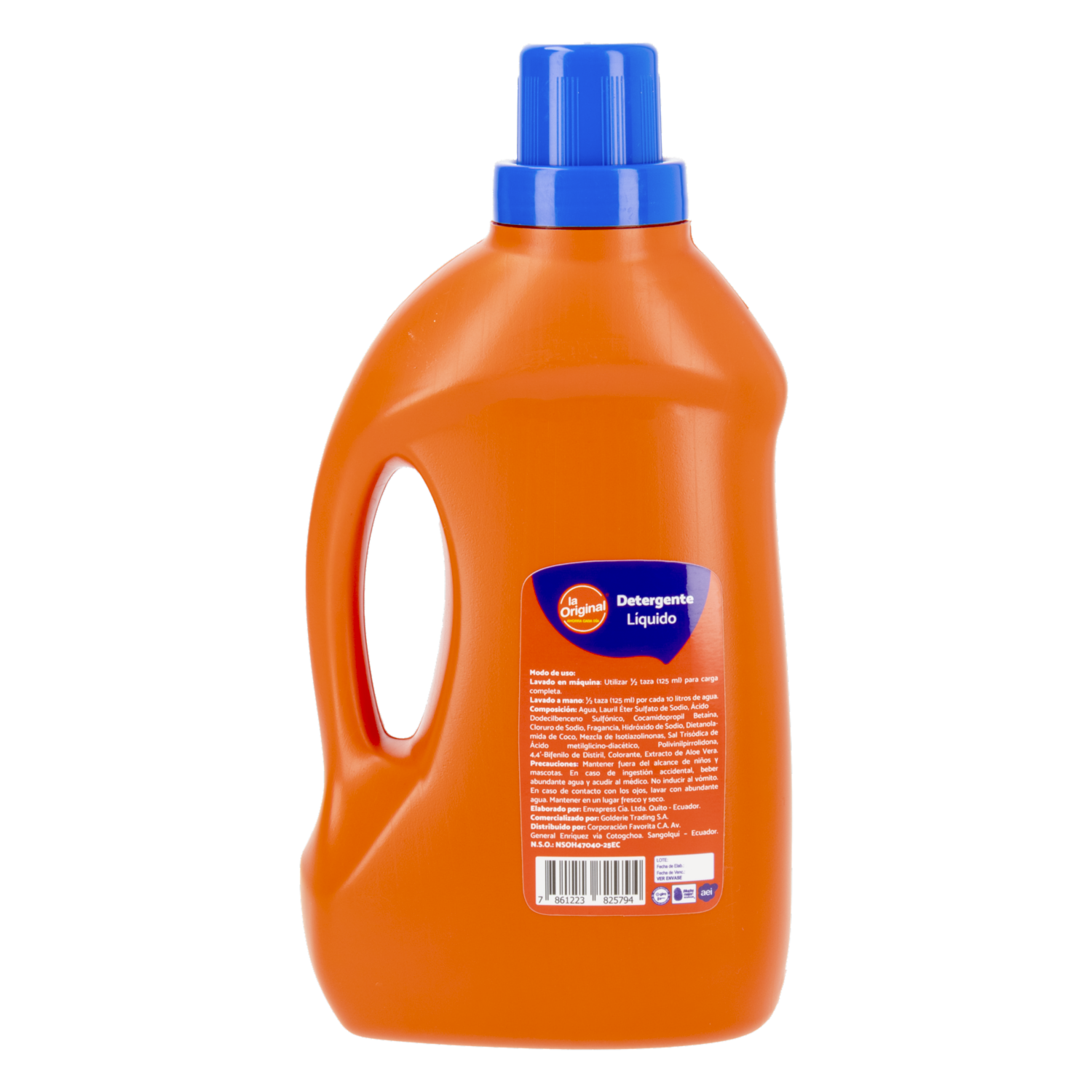 Detergente Liquido Protección Color Y Eliminador De Manchas LA ORIGINAL 1 000 Ml - Image 2