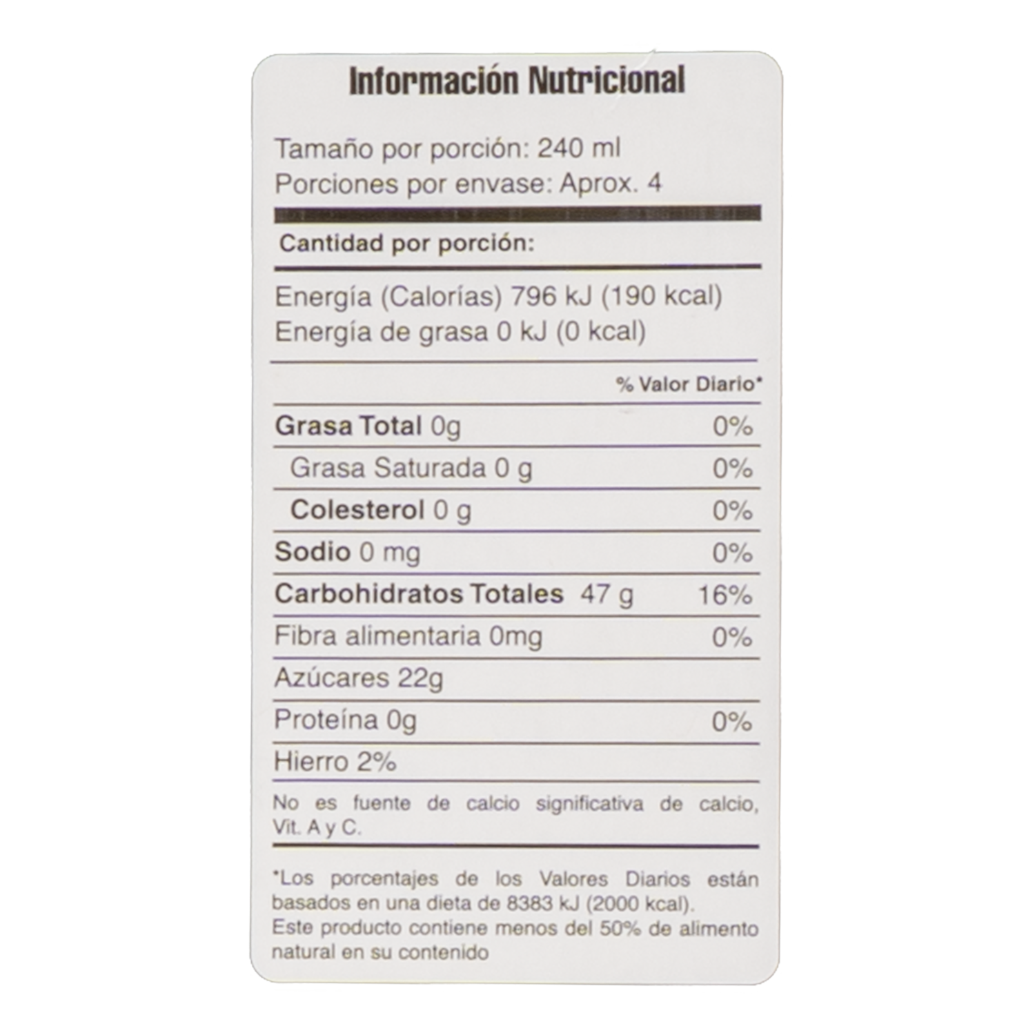 Néctar De Durazno EL ARTESANAL 1000 Ml - Image 2