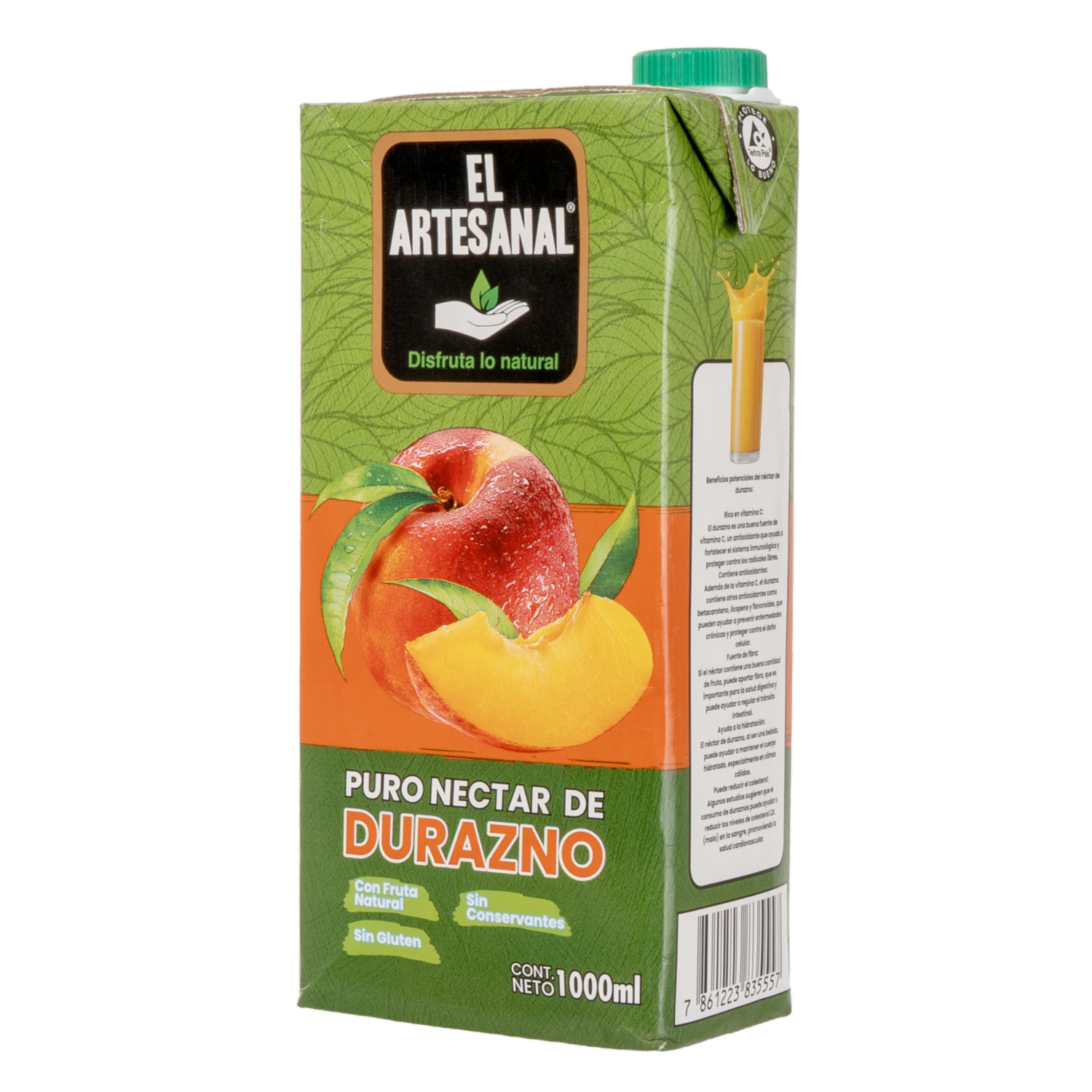 Néctar De Durazno EL ARTESANAL 1000 Ml - Image 4