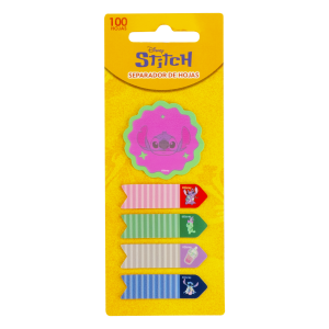 Separador De Hojas Diseño Stitch Surtidas DISNEY 100 Hojas