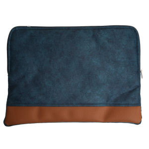 Estuche Para Laptop Diseño Tipo Jean Llano Y Cuerina KÁLIDO 14"