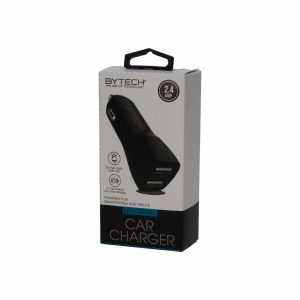 Cargador De Auto Negro BYTECH 2.4 Amp
