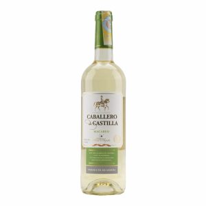 Vino Blanco Blanco Macabeo CABALLERO DE CASTILLA 750 Ml