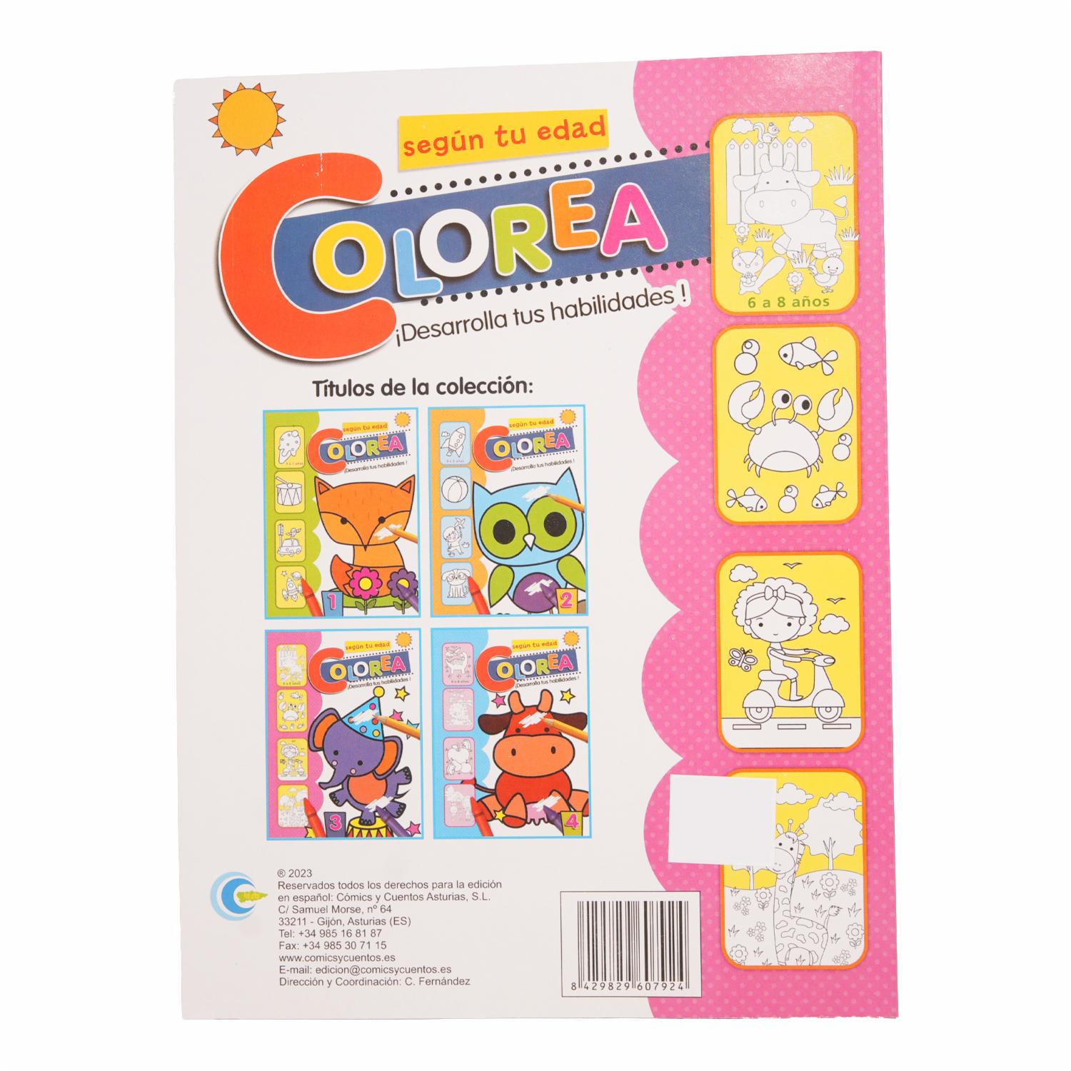 Libro Colorea Segun Tu Edad EDARSI 30 Páginas - Image 2