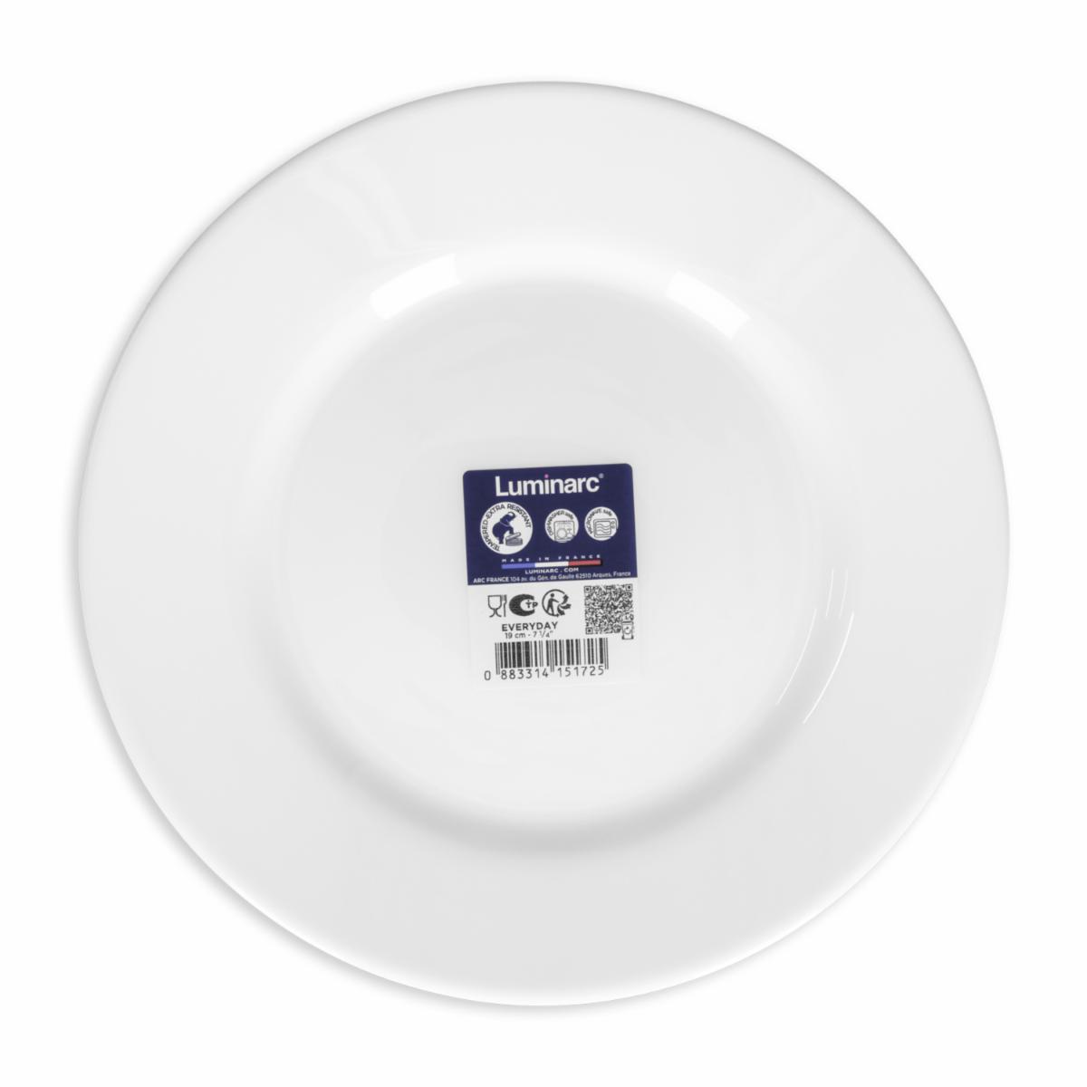 Plato Postre Everyday LUMINARC 19 Cm - Image 2