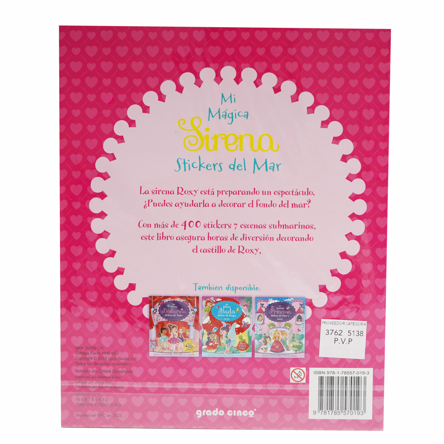 Libro Mi Mágica Sirena Del Mar GRADO CINCO 26 Páginas - Image 2