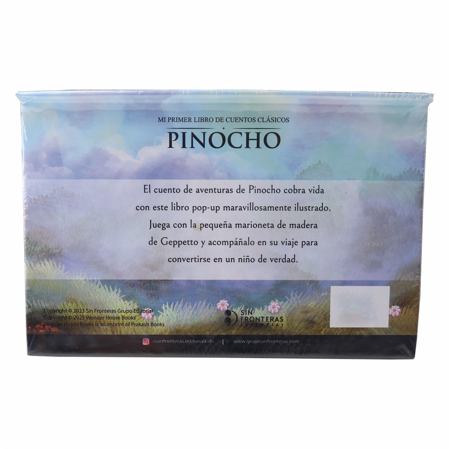 Libro Pop Up Clasico Pinocho SIN FRONTERAS 15 Páginas - Image 2