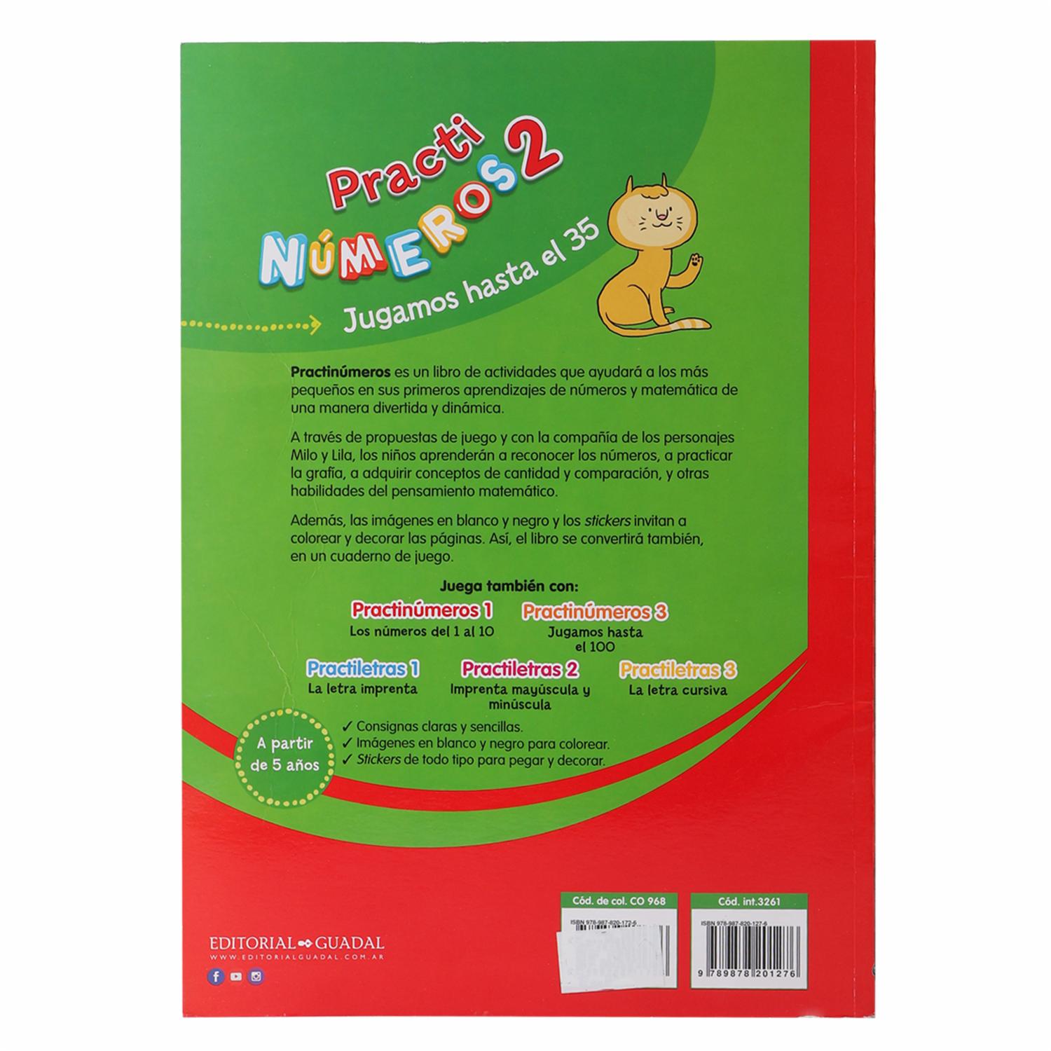 Libro Practi Números 2 EL GATO DE HOJALATA 63 Páginas - Image 2