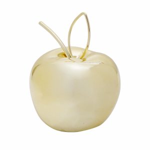 Adorno Decorativo Dorado Manzana KOOME