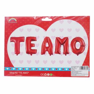 Globo Te Amo JIESHENG BALLOON X 5 Uds