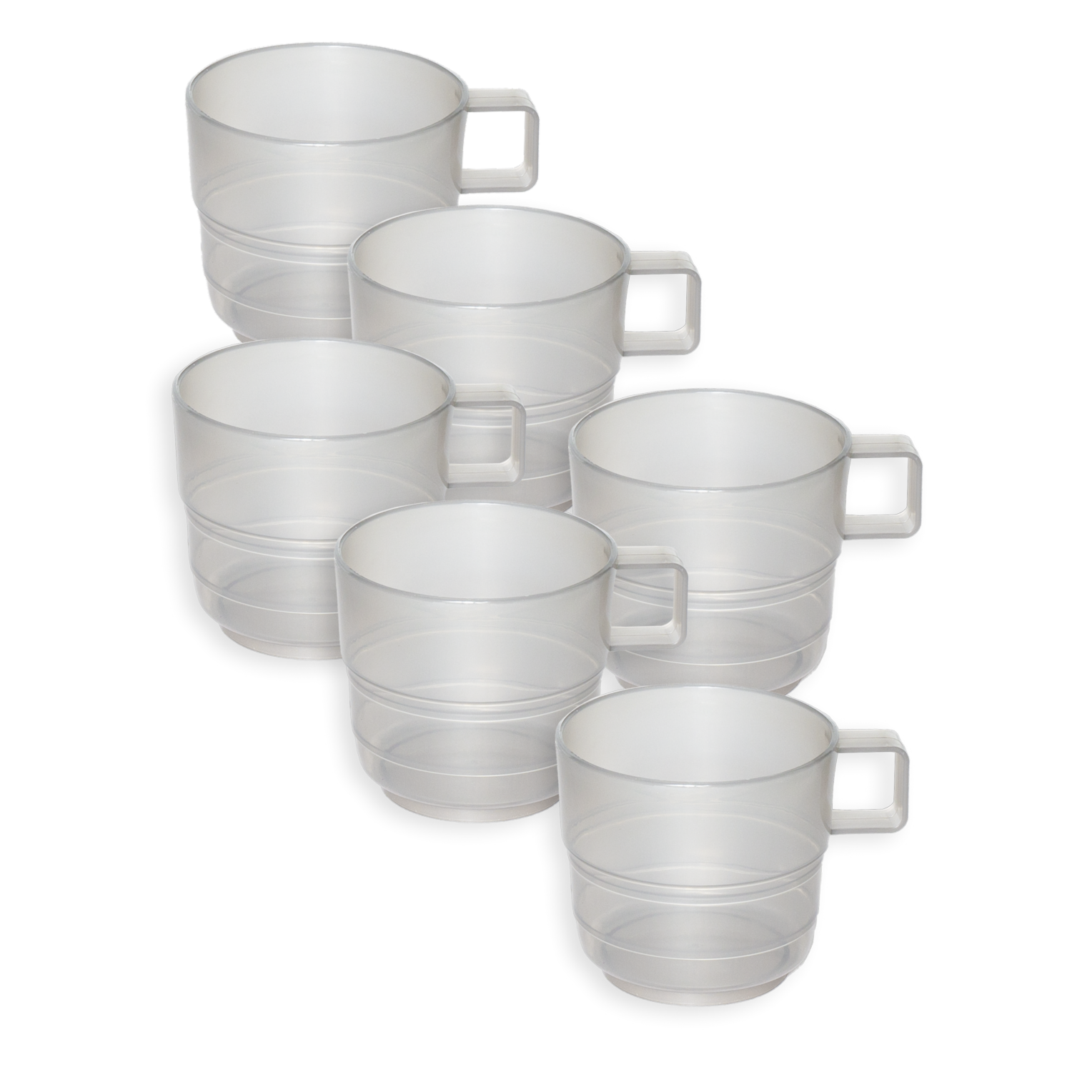 Set Jarra Y Tazas Gardenia Taupe FREE HOME 6 Piezas - Image 3