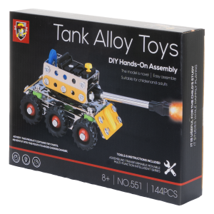 Kit Para Armar Tanque De Guerra ASSEMBLY TOYS 144 Piezas