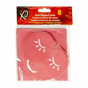 Tarjetas En Forma De Corazón LPS X 8 Uds