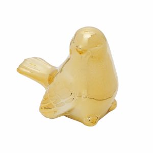 Adorno Decorativo Dorado Pájaro KOOME