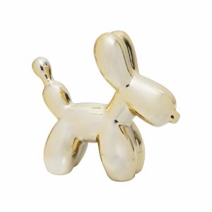 Adorno Decorativo Plateado Perro Art Pop KOOME