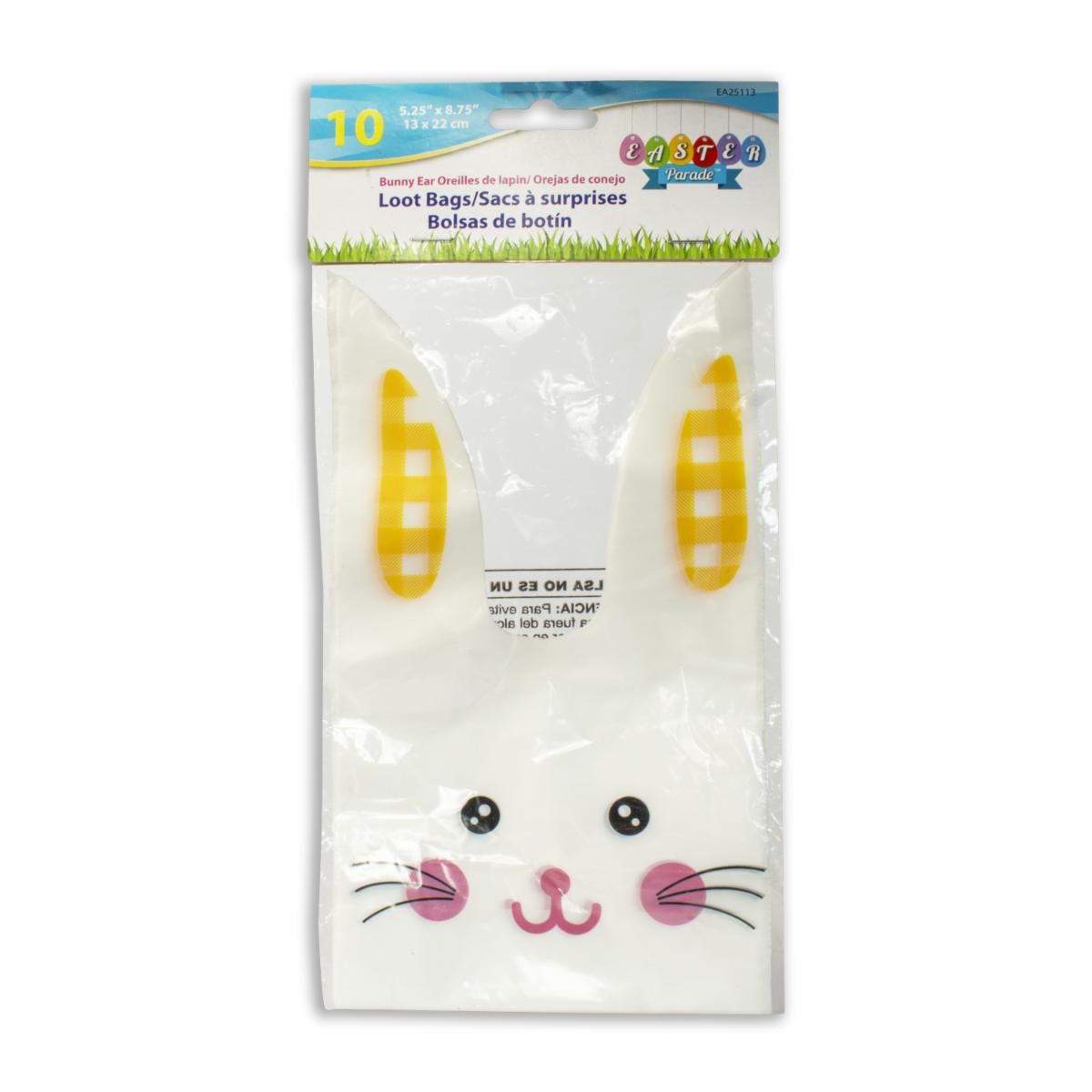 Bolsas De Botín Conejitos Huevos LPS X 10 Uds
