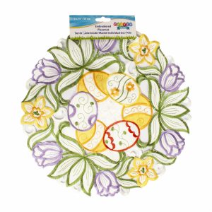 Individual De Pascua Bordado LPS 1 Pieza