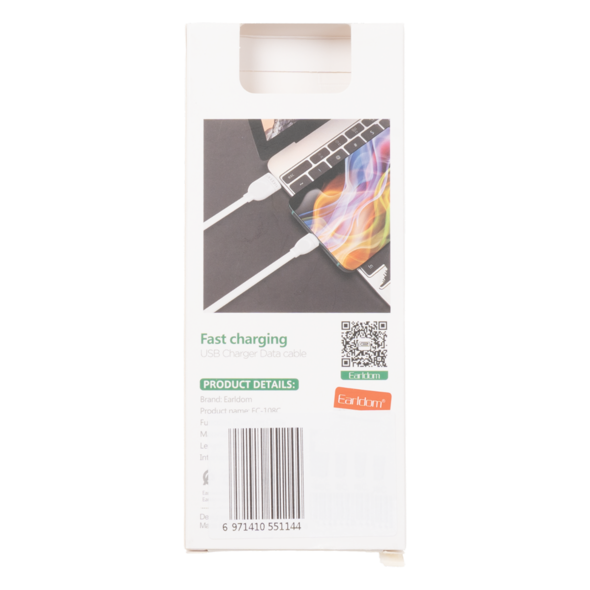 Cable De Datos Tipo C 2.4 A EARLDOM 1 M - Image 3