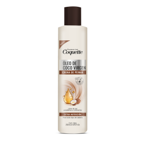 Crema De Peinar Óleo De Coco Virgen COQUETTE 250 Ml