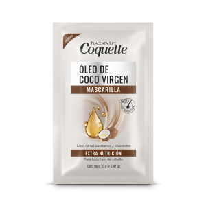 Tratamiento Capilar Óleo De Coco Virgen Sachet COQUETTE 70 Gr