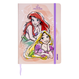 Libreta Diseño Princesas Cuadros DISNEY 80 Hojas