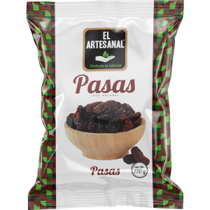 Pasas 100% Natural EL ARTESANAL 190G