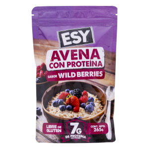 Avena Con Proteína Sabor  A Frutos Rojos ESY 265 G