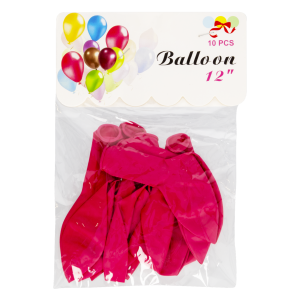 Globo Rosado EASTERN BALLOON X 10 Uds