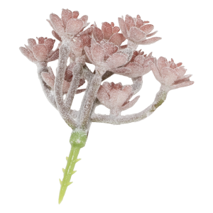 Flor Artificial Suculenta Morada Tipo Flor Pequena SKYLARK 8X8.5 Cm