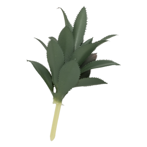 Flor Artificial Suculenta Verde Oscura Tipo Agave SKYLARK 12X9 Cm