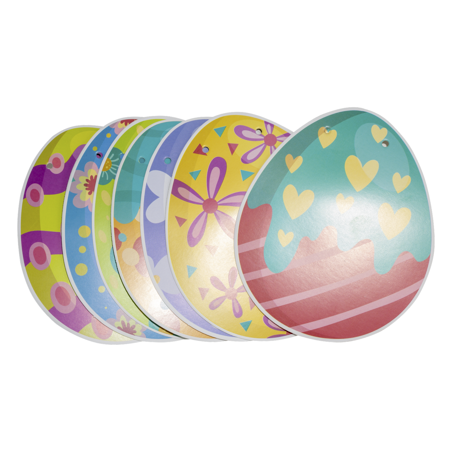 Banner Decorativo De Pascua HUI PAI 17X13,5 Cm