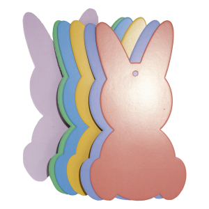 Colgantes Decorativos Diseño Conejos De Pascua HUI PAI 19,5X18 Cm